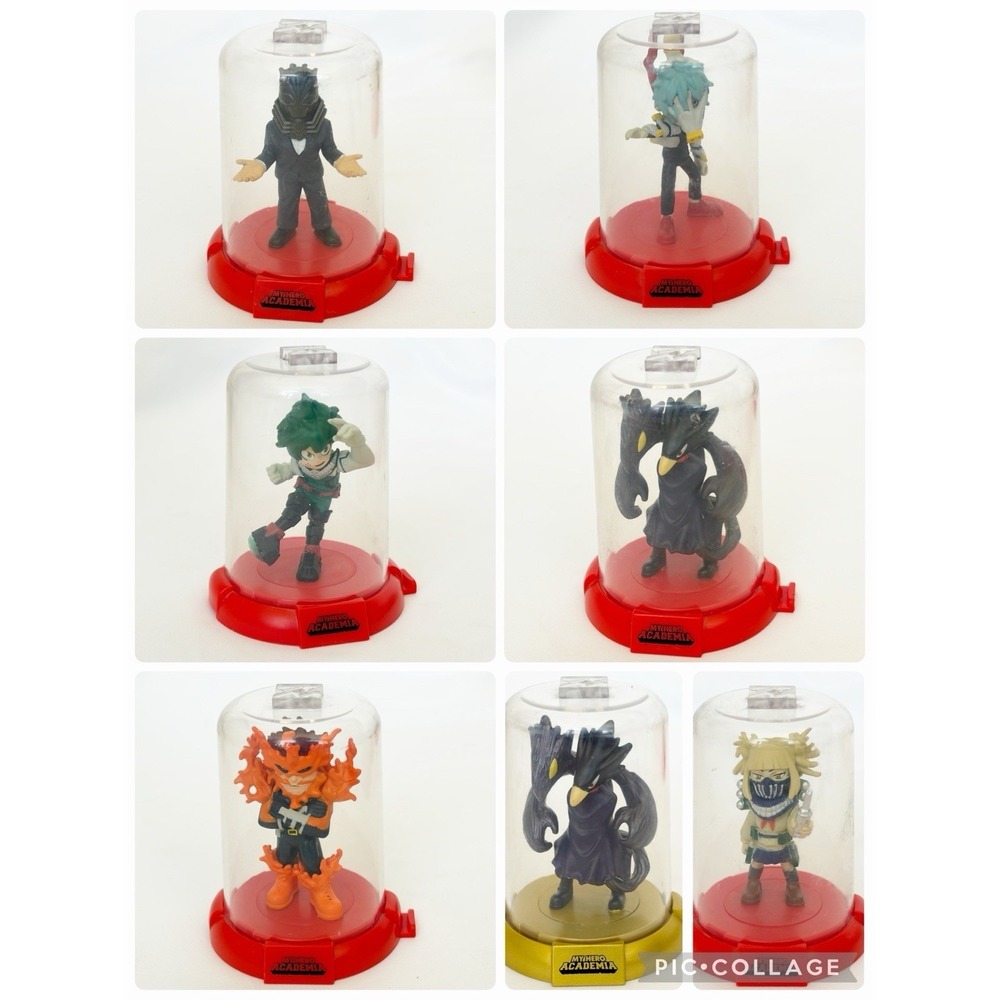Lot of 7 Zag Toys Domez My Hero Academia Mini Figures